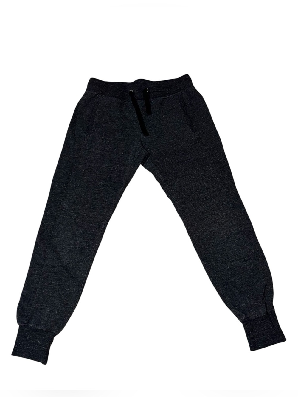 Alo Women's S Small Cropped Jogger Pants Drawstring Elastic Waist Pockets Logo